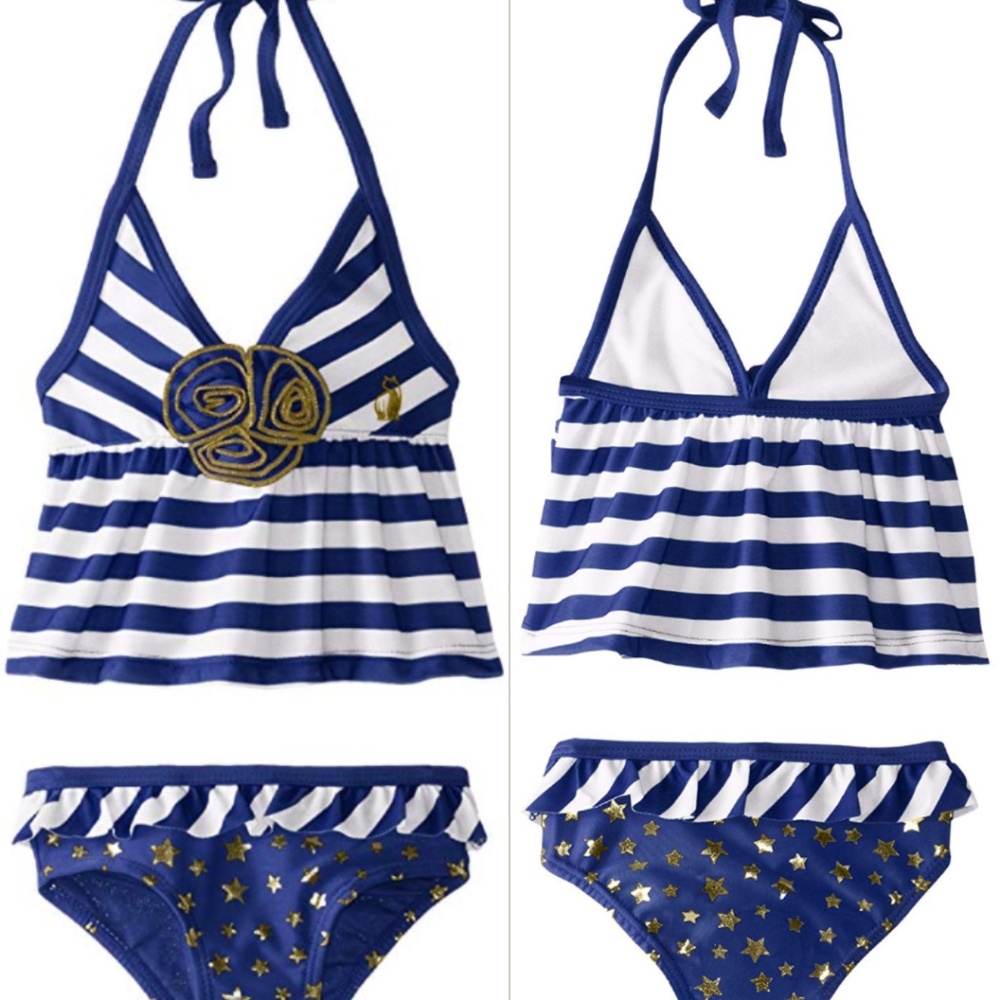 Rugged Bear Girl 18M Tankini Swimsuit Swimwear‎ NWT